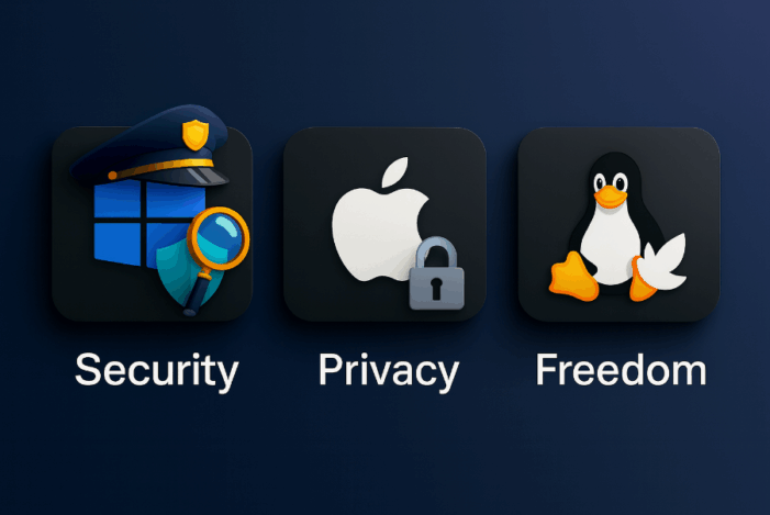 Firemní know-how patří k nejcennějším aktivům. Tento text stručně a fakticky shrnuje rozdíly v oblasti sběru dat a řízení soukromí mezi Windows a Linuxem, aby sis mohl/a vybrat platformu s ohledem na rizika a compliance.