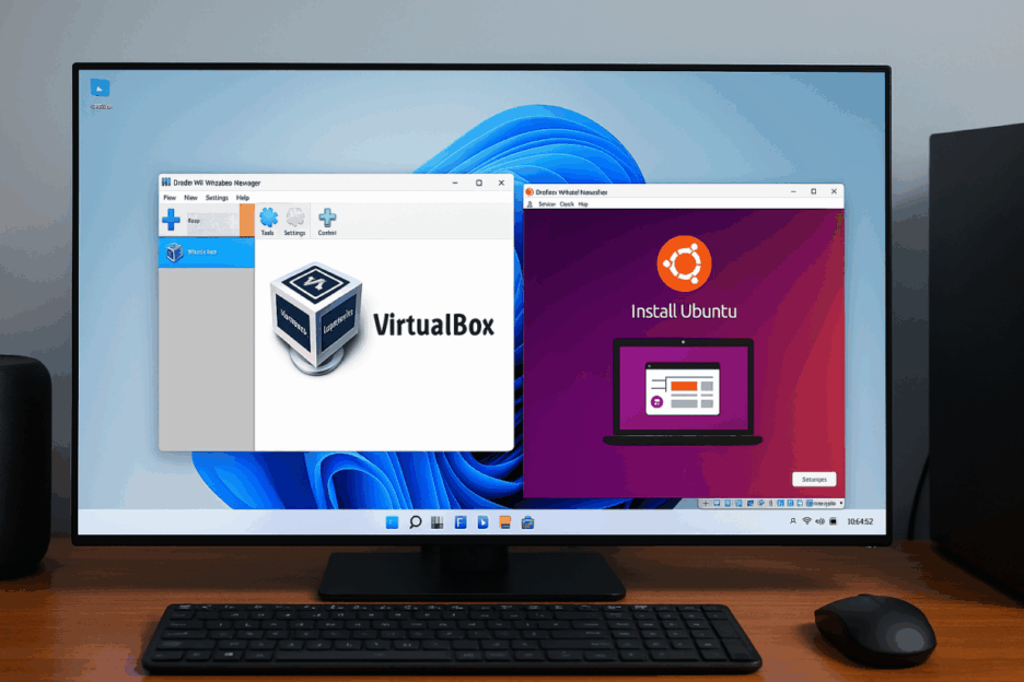VirtualBox ist eine kostenlose Open-Source-Virtualisierungsplattform von Oracle. Sie ermöglicht das Ausführen mehrerer Betriebssysteme – z. B. Linux, Windows oder macOS – auf einem Computer, ohne das Hauptsystem zu verändern. Mit VirtualBox können Sie Software sicher testen, verschiedene Systeme ausprobieren oder separate Umgebungen für Entwicklung und Lernen erstellen.